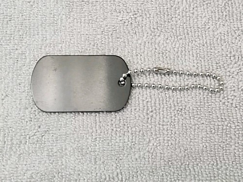Heavy Duty Keychain, Dog Tag With Blood Type, A- Negative Reading. - Picture 5 of 8