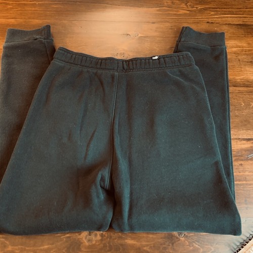 Puma Pants Kids/Youth Large Black Track Running Sweatpants Joggers - Picture 4 of 12