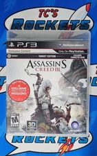 PS3 Playstation 3 Assassin's Creed III Target Edition USED
