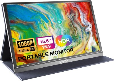 New Sealed Portable Monitor 15.6inch 1080P FHD USB-C Laptop Monitor HDMI