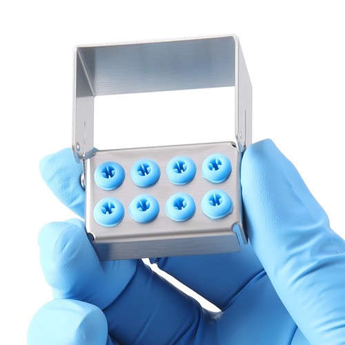 Dental FG RA CA Bur Holder Sterilizer Block Disinfection Box 8/10/16/30Holes - Picture 18 of 47