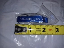 Michelob Ultra Beer New Blue Promo Bottle Opener Metal Keychain Key Ring Chain