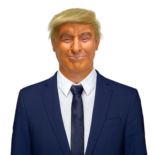 Nuovo Donald Trump Realistico Celebrità Maschera Full Face Personaggio Dress Up Prop (Fel - Foto 6 di 9