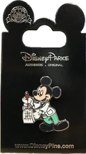 Trading Pin - Disney Disneyland Park - Mickey Mouse Doctor Collectible New