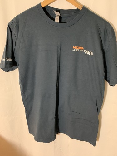 NCIS Los Angeles Cast & Crew T Shirt Uomo Blu Large LL Cool J TV Promo - Foto 2 di 7