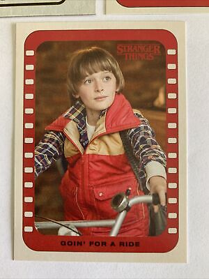 STRANGER THINGS Character Card & Stickers WILL BYERS ST-7, 7 of 20 & 7 of  10