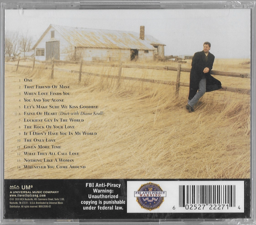 Love Songs by Gill, Vince (CD, 2010) New Sealed! - Picture 2 of 2