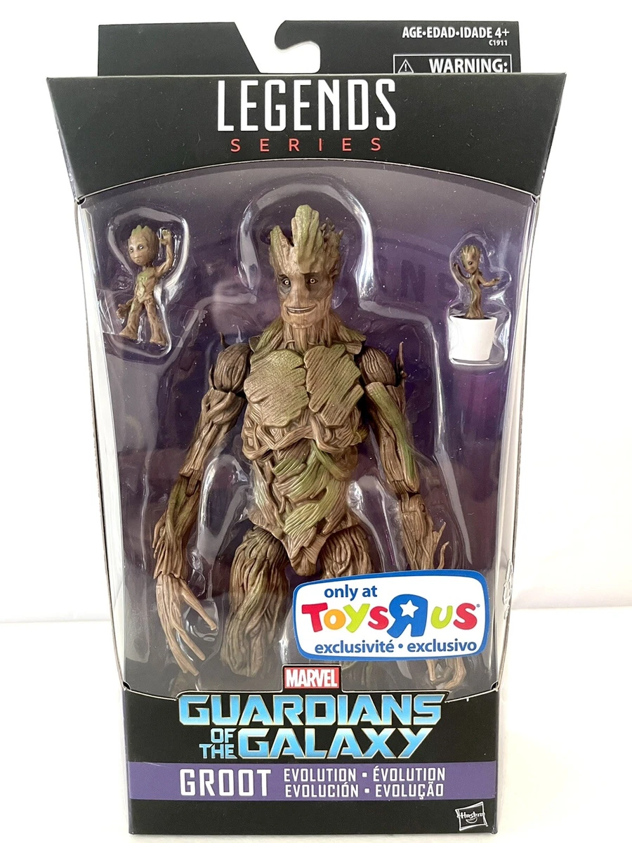 Marvel legends store groot evolution