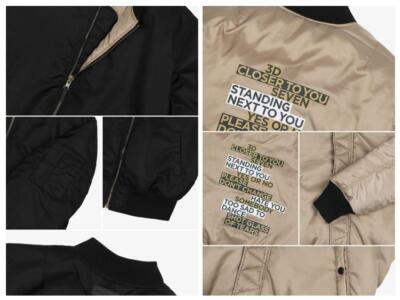 JUNGKOOK GOLDEN ボンバージャケット XL Jungkook BTS Official Golden Oversized Bomber Jacket XL No