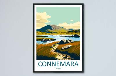 Connemara Reisedruck Wandbild Connemara Wandbehang Wohndeko Connemara