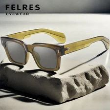 New Square Tinted Reading Glasses Men Women Thick Frame Shade Presbyopic Readers