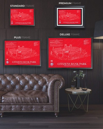 Philadelphia Phillies Citizens Bank Park Stadium Ballpark Blueprint - Picture 9 of 32