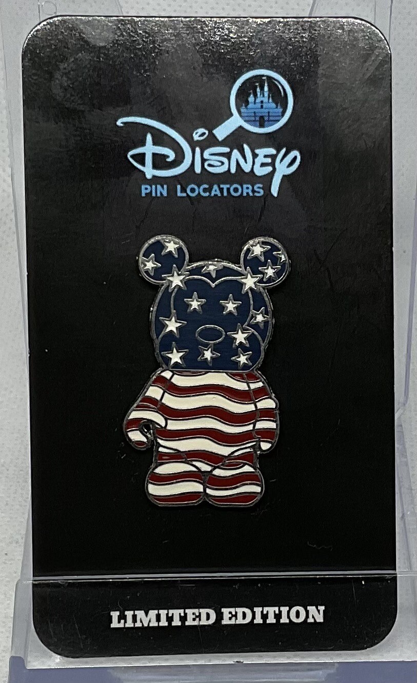 Disney 2009 Vinylmation Holiday #1 American Flag pin 73117