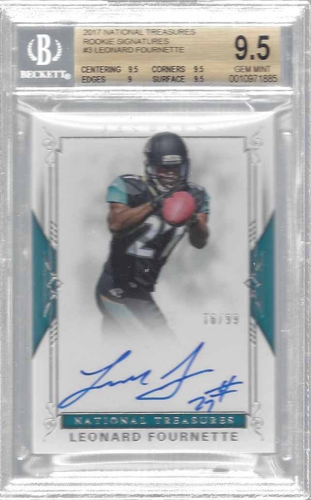 2017 Panini National Treasures - Rookie Signatures Rps Leonard