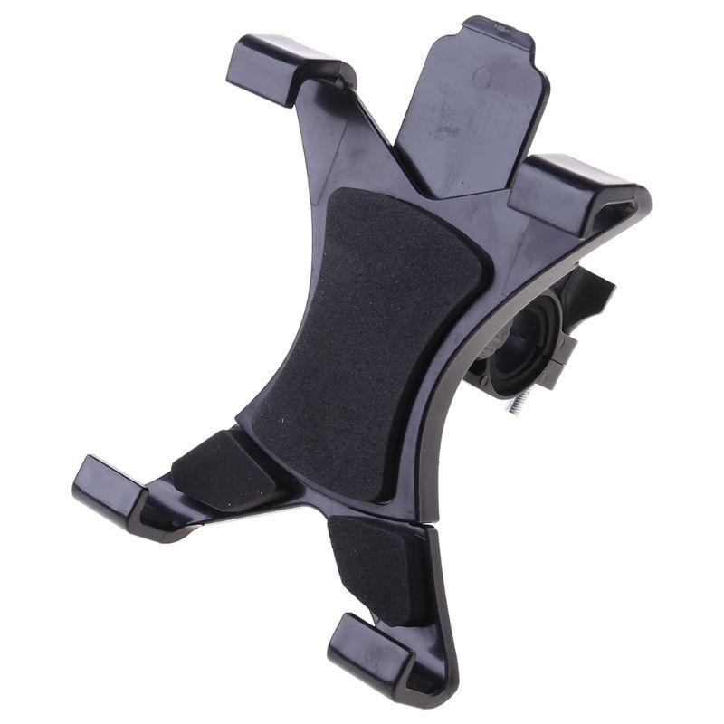 Cycling Handlebar Tablet Clamp Bike Mount with 360 Rotation for 7-12