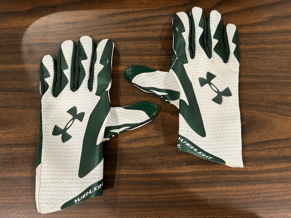 週末セール‼️UNDER ARMOUR HIGHLIGHT GLOVE M UA Under Armour Highlight Padded Football Gloves Men`s Size