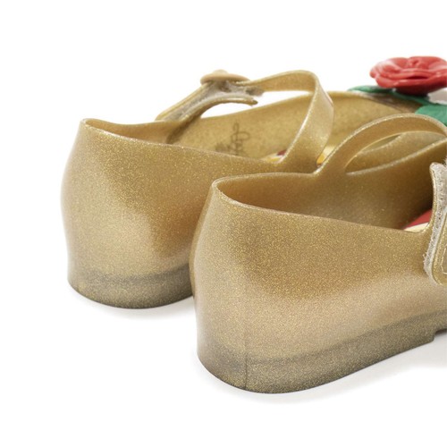 New Mini Melissa Sweet Love And Beauty And The Beast Toddler Flats - Picture 7 of 8
