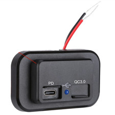 2 Adattatore presa caricatore auto USB QC 3.0 ricarica rapida accessori auto antipolvere