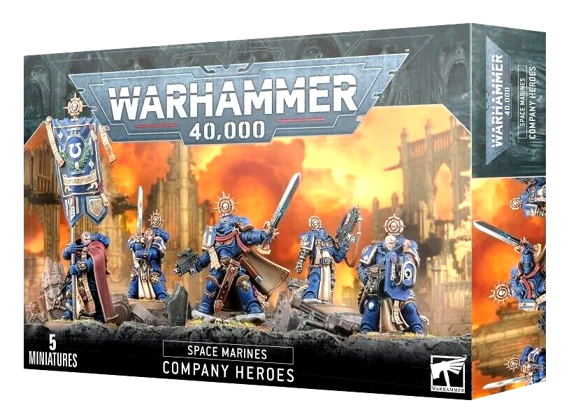 Space Marines Company Heroes Warhammer 40K NEW in BOX Captain