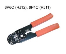 6P6C RJ12 , 6P4C RJ11 Modular Plug Crimp Tool