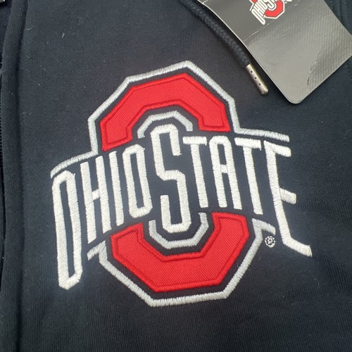 SCARLET & GRAY BLACK EMBROIDERED FULL ZIP HOODIE JACKET MEN'S SIZE S - NWT - Picture 5 of 15