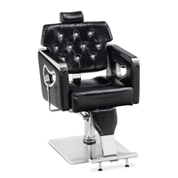 Barberpub Friseurstuhl Mit KopfstüTze Mit Hydraulikpumpe Kunstleder, 8132