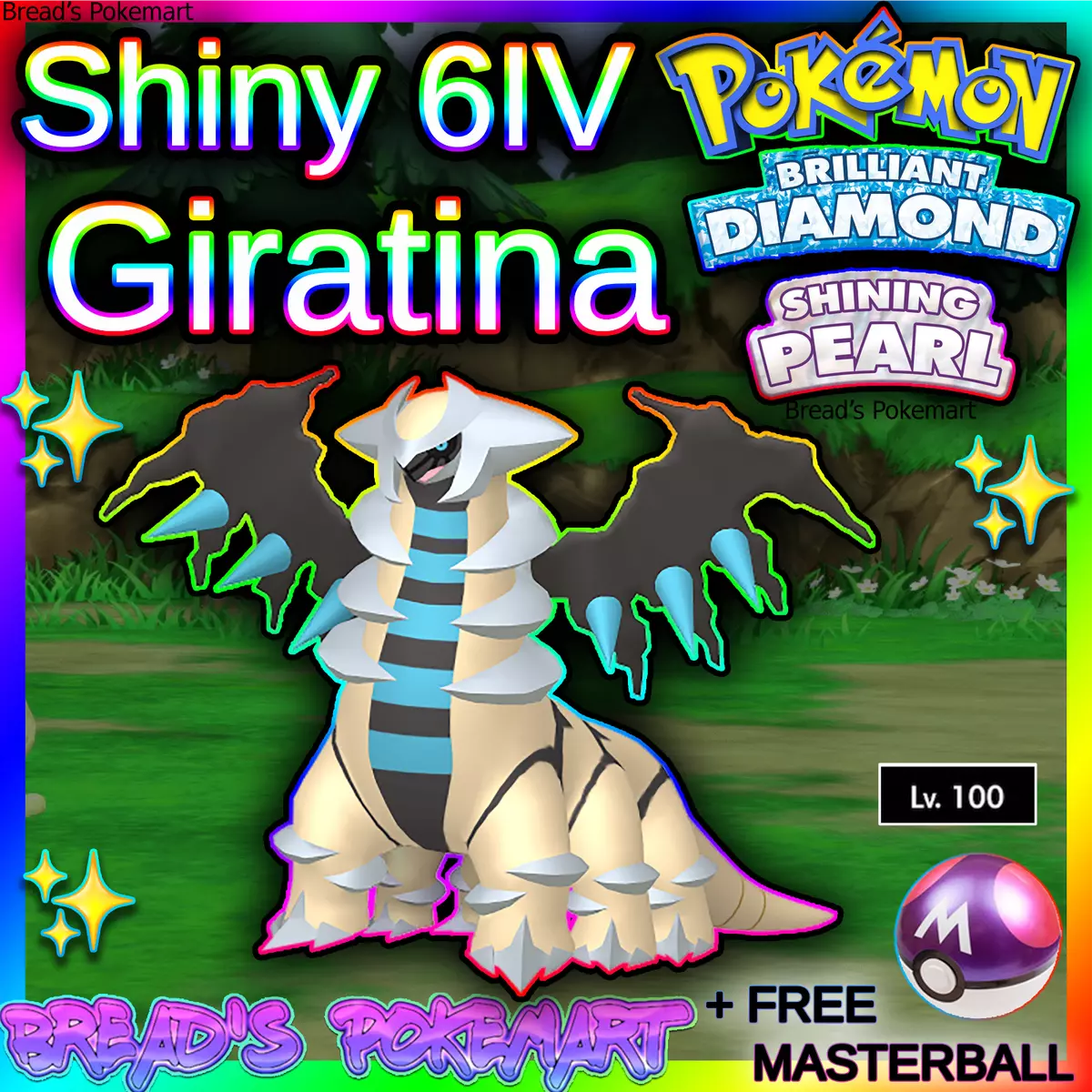 Shiny GIRATINA 6IV / Pokemon Brilliant Diamond and Shining 