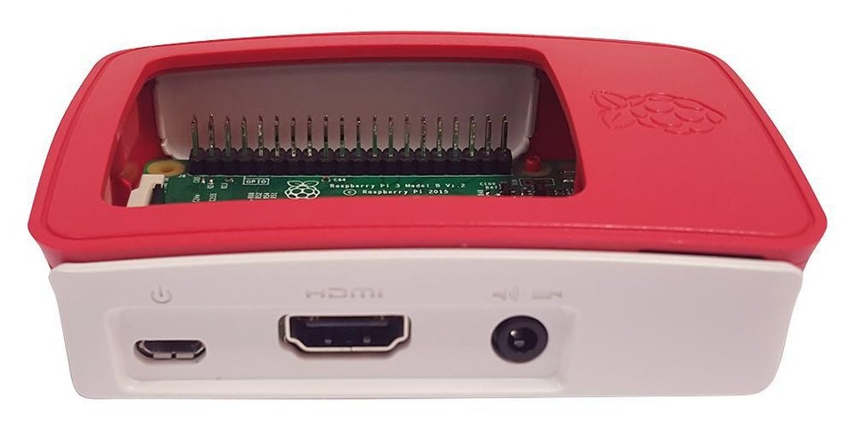 Raspberry-pi Official Raspberry Pi 3 Case With Removable Lid & Sides ...