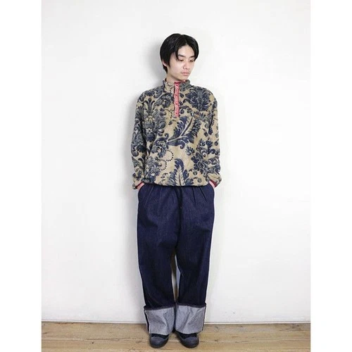 KAPITAL damask light fleece blouson beige snap t pullover 4 image 12