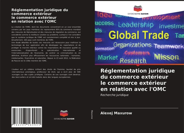 Alexej Maxurow | RéGlementation Juridique Du Commerce ExtéRieur Le Commerce...-image