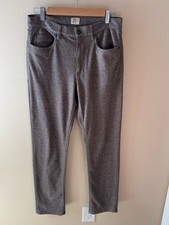 Faherty Pants Brown Flannel Chino Straight Stretch 5-Pocket Mens 30 by 30