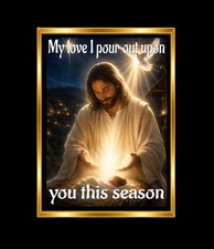 Christmas Xmas PACK OF 5  CARDS Jesus Christian SAME DAY POSTAGE