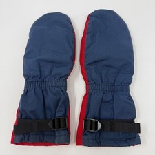 Outdoor Products Vintage Thinsulate Mittens Blue Red Mens Medium Made in USA