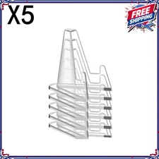 Card Stand Display 1-30pcs Clear Acrylic Trading Holder for Coins Sports Cards