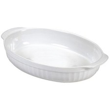 Guardini Pirofila Ceramica (36x24cm) ovale Bianco COOTC1