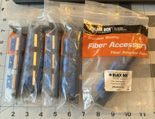 NEW LOT OF 5 BLACK BOX FIBER ADAPTER PANELS, JPM405A-R2, 3 DUPLEX SC PAIRS