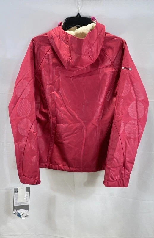 NWT Burton Women's Pink Asymmetrical Zip Hooded Softshell Jacket Size S - Image 2 of 4