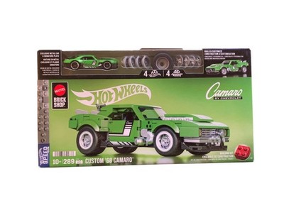 Mattel Brick Shop Hot Wheels Custom 1968 Camaro Bausatz 289 Teile und HW Modell