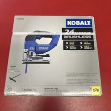 KOBALT KJS-324B-03  24v MAX BRUSHLESS Jigsaw W/2 Blades & Guide 