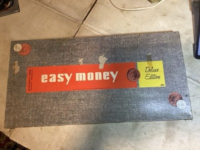 Easy Money Deluxe Edition 4605 Milton Bradley 1960s Vintage Board Game Complete