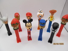 Pez dispensers assorted lot of 10