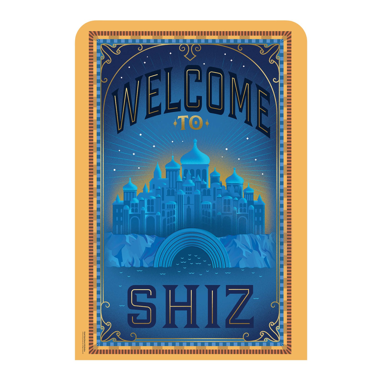 Wicked Welcome To Shiz Cardboard Backdrop Party Sailboard Scenery