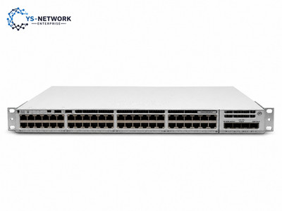 Cisco Catalyst C9200-48P-E 48-Port PoE+ Switch C9200-NM-4X 2x PSU 2x STACKED