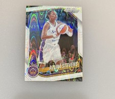 2025 Panini Prizm WNBA #64 Azura Stevens White Seismic Prizms Los Angeles Sparks