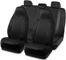 PIC AUTO Car Seat Covers, High-Back Full Set Automotive Seat Covers, Front an...