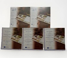 Lot Of 5 - Creative Memories 12x12 Page Protectors - 80 Sheets Vintage Old Style