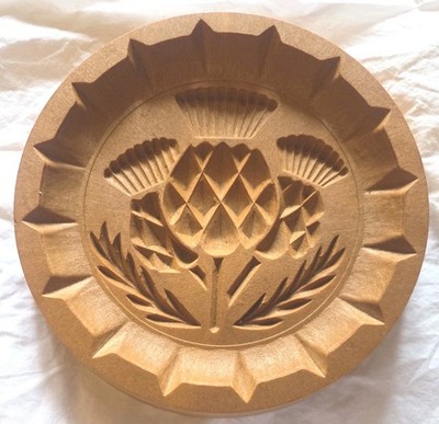 VINTAGE SCHOTTISCHE DOPPELDISTEL SHORTBREAD MELAMIN FORM BACKFORMEN (402)