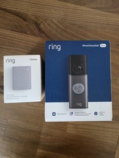 Ring Wired Video Doorbell Pro 4K (Newest Gen) +Ring Chime 3rd Gen Smart Doorbell