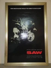 27x40 d/s theatrical poster SAW Cary Elwes