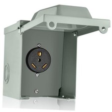 30 Amp RV Power Outlet Box, 125 Volt NEMA TT-30R RV Receptacle, 30 Amp TT-30R